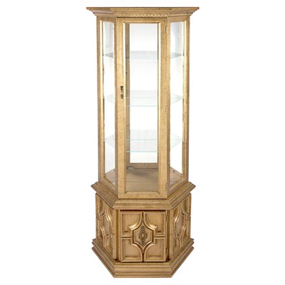 Lot 181 - Italian Style Gold Painted Vitrine Height 6...