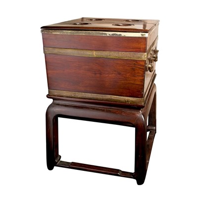 Lot 143 - Chinese Hongmu Ice Chest 19th Century Of...