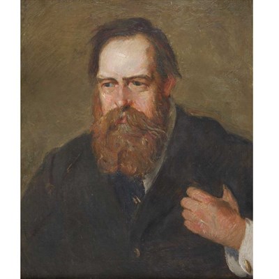 Lot 206 - Attributed to Julian Alden Weir Portrait of...