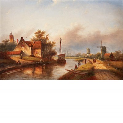 Lot 10 - Jan Jacob Coenraad Spohler Dutch, 1837-1923...