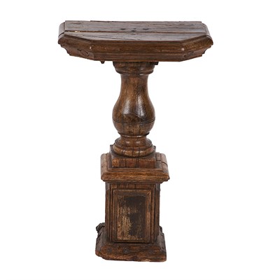 Lot 132 - Continental Baroque Walnut Diminutive Console...