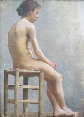 Lot 42 - French School 19th/20th Century Seated Nude...