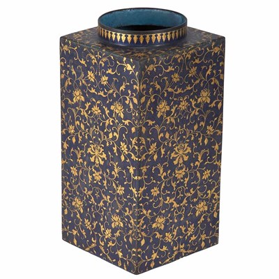Lot 154 - Chinese Enamel Vase 19th Century Of squared...