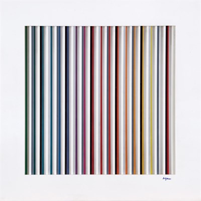 Lot 349 - Yaacov Agam (b. 1928) COMPOSITION Color...