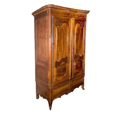 Lot 338 - Provincial Louis XV Style Inlaid Fruitwood...