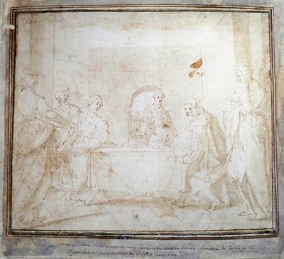 Lot 3 - Florentine School 16/17th Century Figures at a...