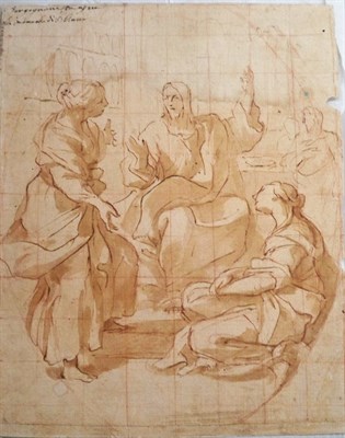 Lot 7 - Italian School 17th Century Christ in the...
