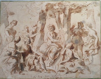 Lot 15 - Attributed to Elisabetta Sirani Apollo and the...
