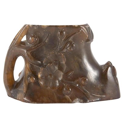 Lot 378 - Chinese Soapstone Libation Cup 19th Century...