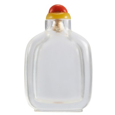 Lot 190 - Chinese Clear Rock Crystal Snuff Bottle...