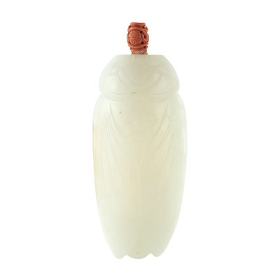 Lot 183 - Chinese White Jade Snuff Bottle 18th/19th...