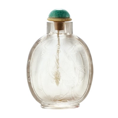 Lot 186 - Chinese Rock Crystal Snuff Bottle 19th Century...