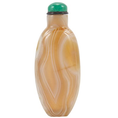 Lot 185 - Chinese Agate Snuff Bottle 19th Century Of...