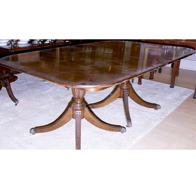 Lot 292 - George III Style Banded Mahogany...