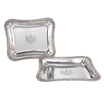 Lot 305 - Pair of George III Silver Open Vegetable...