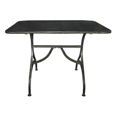 Lot 544 - Metal Cafe Table Height 28 inches, width 39...