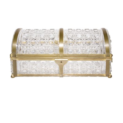 Lot 1238 - Louis XVI Style Gilt-Bronze Mounted Cut Glass...