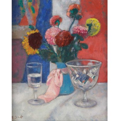 Lot 59 - Francois Gall French, 1912-1987 The Blue Vase...
