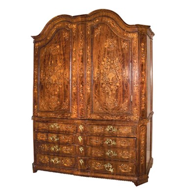 Lot 1217 - Dutch Rococo Style Mother-of-Pearl and...