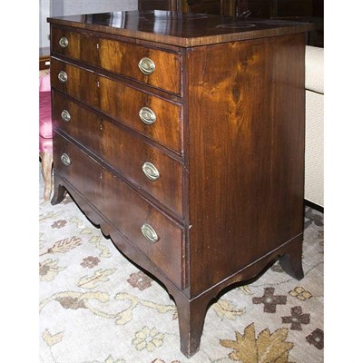 Lot 435 - American Mahogany Chest of Drawers Height 37...