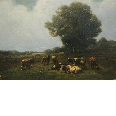 Lot 15 - George Arthur Hays American, 1854-1945 Cows...