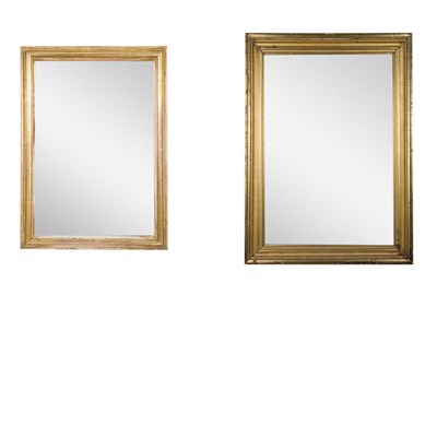 Lot 97 - Two Gilt-Wood Framed Mirrors Height of larger...