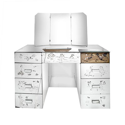 Lot 122 - Mirrored Vanity; Together with a Vanity Mirror...