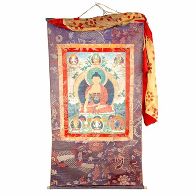 Lot 56 - Tibetan Thanka of Buddha 18th Century The...