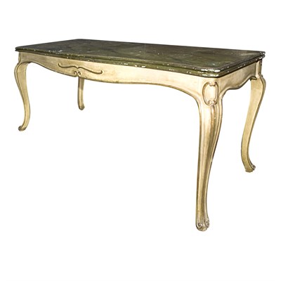 Lot 155 - Continental Painted Server Height 31 inches,...