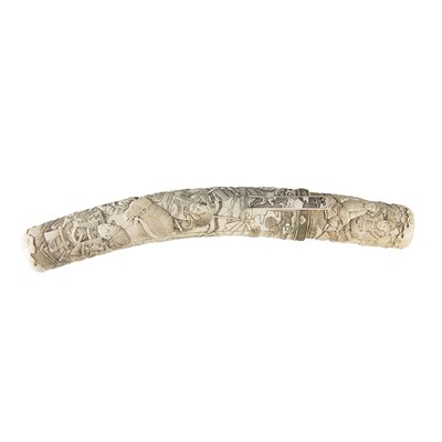 Lot 37 - Japanese Ivory Presentation Dagger Meiji...