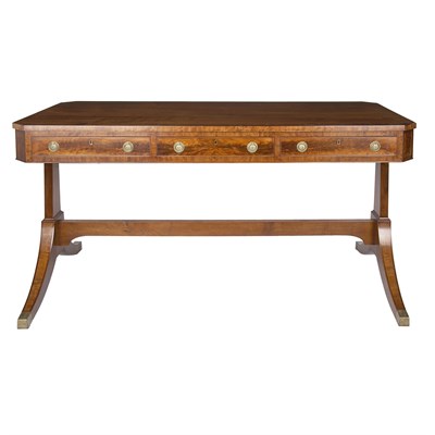 Lot 264 - Regency Style Mahogany Library Table The...