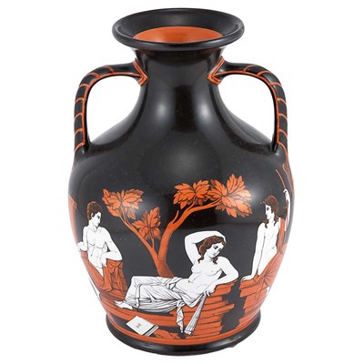 Lot 266 - Samuel Alcock & Co. Porcelain Portland Vase...
