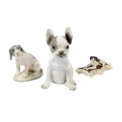 Lot 205 - Group of Eleven Porcelain Figures of Dogs