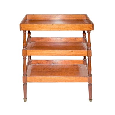 Lot 225 - Regency Style Mahogany Two-Tier Side Table...