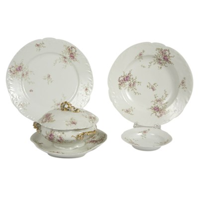 Lot 240 - Limoges Porcelain Dinner Service Approximately...