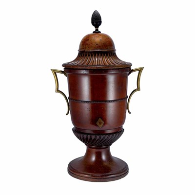 Lot 223 - George III Mahogany Cider Urn Late 18th...