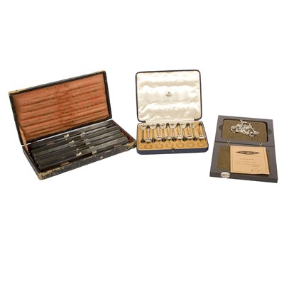 Lot 271 - Group of Silver and Silver Plated Articles...