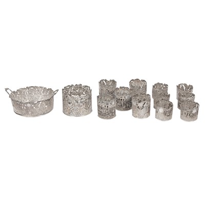 Lot 281 - Group of Eleven Sterling Silver Sleeves and...