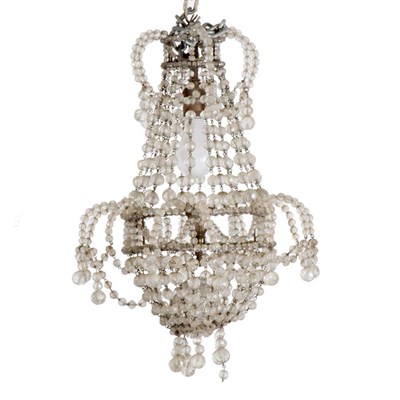 Lot 370 - Regency Style Glass Hall Light Height 20 inches.
