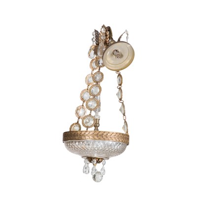 Lot 374 - Regency Style Patinated-Metal and Glass...
