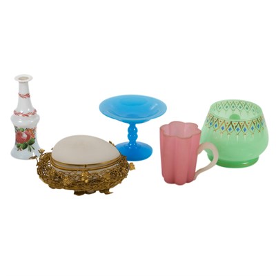 Lot 396 - Group of Glass Table Articles Approximately...