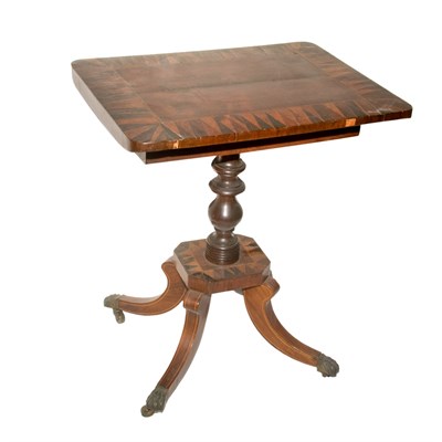 Lot 405 - Regency Style Mahogany Side Table Height 23...