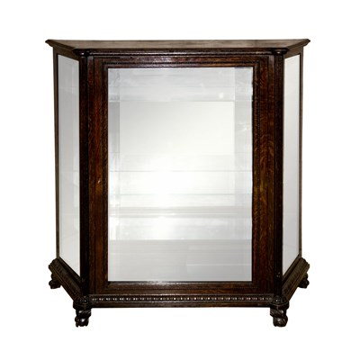 Lot 171 - Renaissance Style Carved Oak Vitrine Late...
