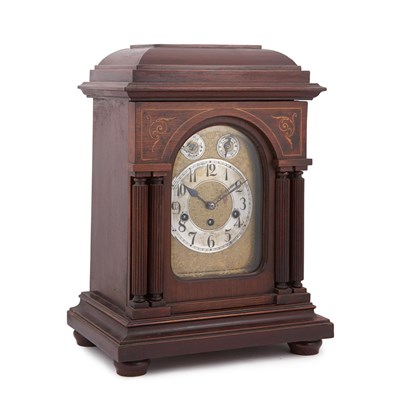 Lot 163 - Neoclassical Style Inlaid Mahogany Bracket...