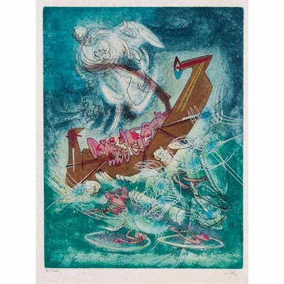 Lot 446 - Roberto Matta L'ARC OBSCURE DES HEURES;...