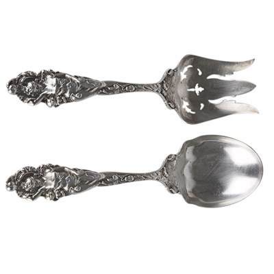 Lot 1161 - Pair of Reed & Barton Sterling Silver Serving...