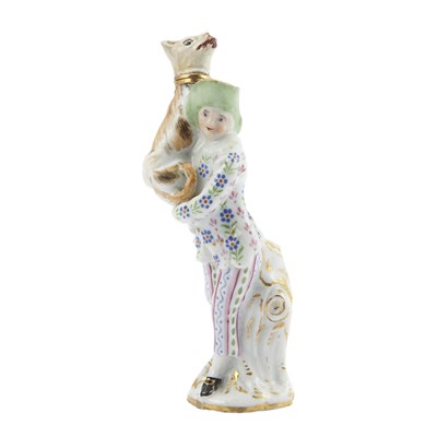 Lot 250 - Continental Porcelain Scent Bottle Probably...