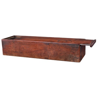 Lot 101 - Chinese Hongmu Handscroll Box 18th Century Of...