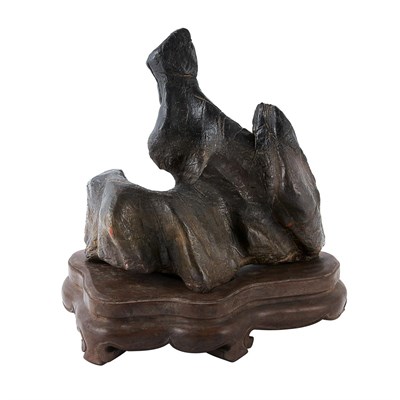 Lot 207 - Chinese Lingbi Scholar's Rock Of mountainous...