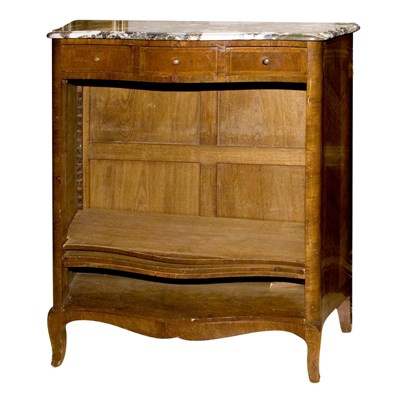Lot 1089 - Transitional Louis XV/XVI Style Walnut Open...